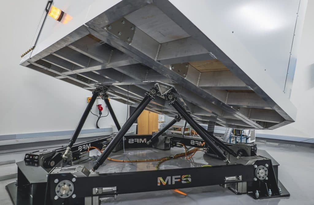 Pilot training in Dornier 228 full motion flight simulator